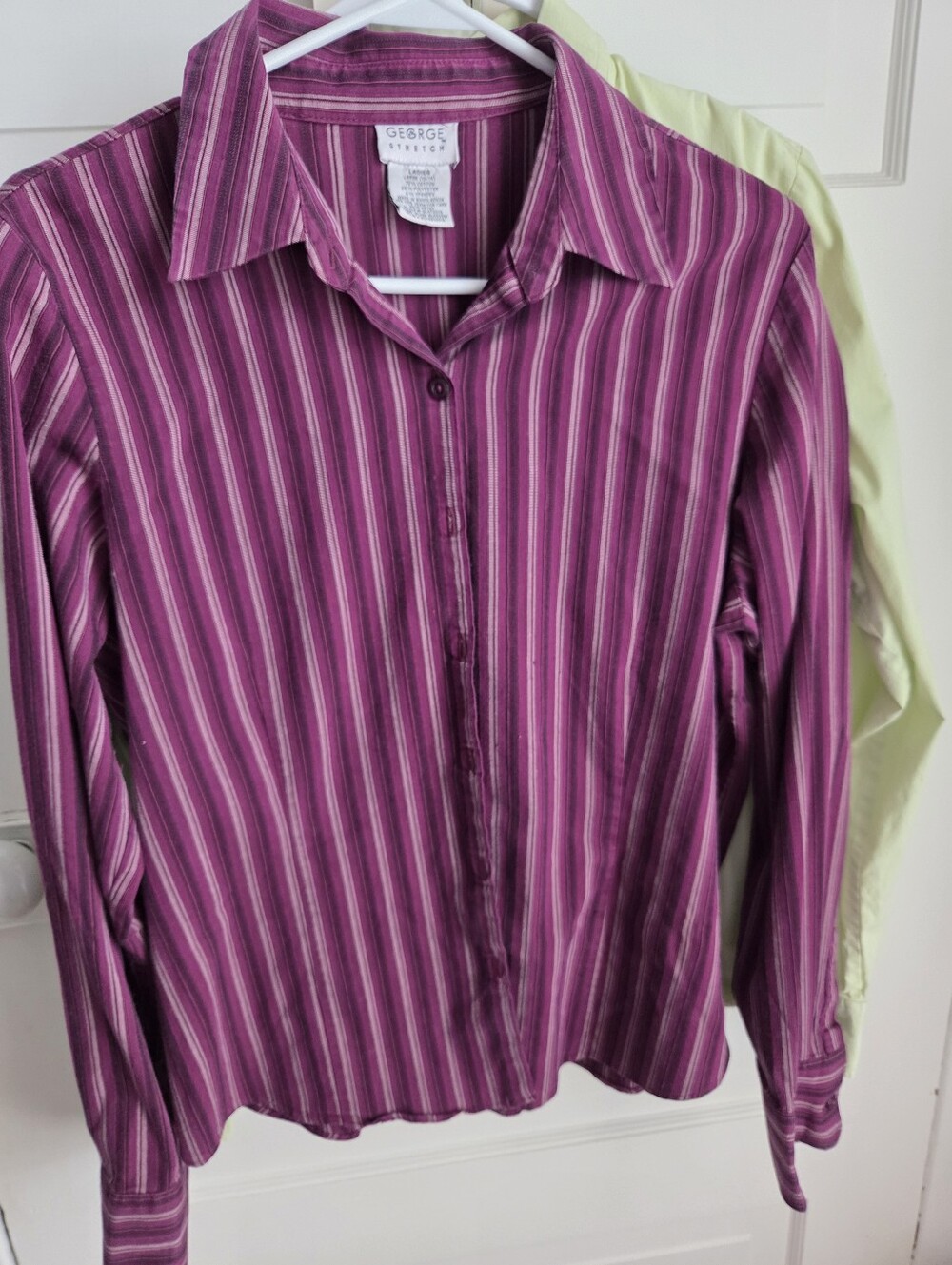 Magenta Striped Shirt